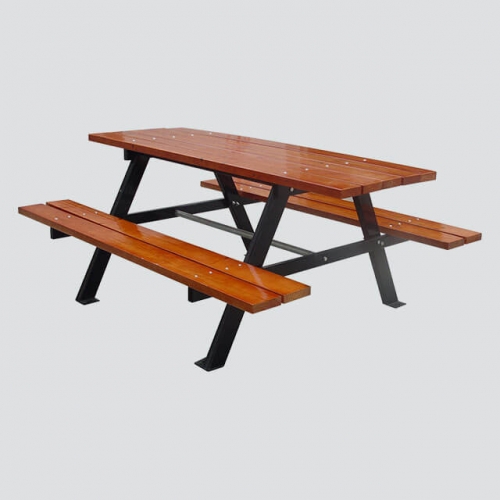 Table And Benches Outdoor